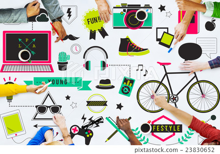 Youth Social Media Technology Lifestyle Concept Youth Social Media Technology Lifestyle Concept 23830652