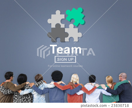 Team Teamwork Homepage Collaboration Concept 23830718