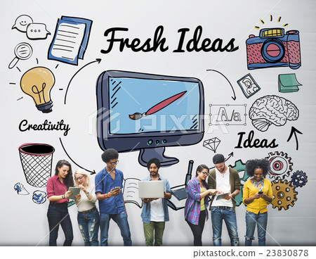 Fresh Ideas Innovation Suggestion Tactics Concept 23830878