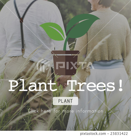 Planting Plant Plant Trees Green World Concept 23831422