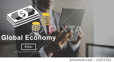 Economy Global Currency Financial Investment Concept Economy Global Currency Financial Investment Concept 23831762