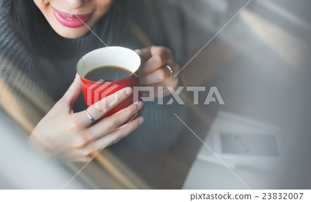 Beautiful Woman Home Office Lifestyle Concept 23832007