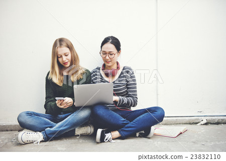 Digital Device Learning Studying Internet Casual Concept Digital Device Learning Studying Internet Casual Concept 23832110