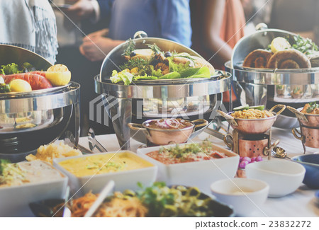 Brunch Choice Crowd Dining Food Options Eating Concept Brunch Choice Crowd Dining Food Options Eating Concept 23832272