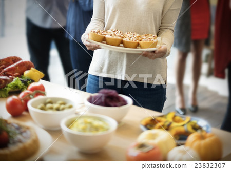 Dessert Cake Sweet Coffee Party Concept 23832307