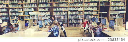 Academic School Childern E-learning Concept Academic School Childern E-learning Concept 23832464