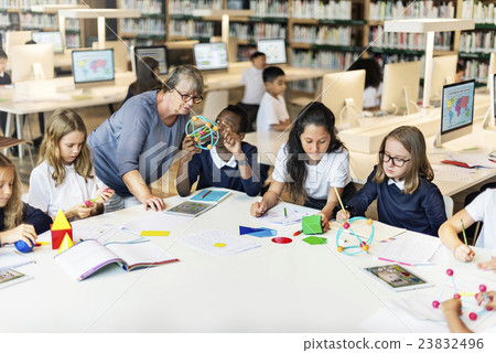 Classroom Learning Mathematics Students Study Concept 23832496