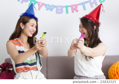 Women celebrating their birthday Women celebrating their birthday 23832525