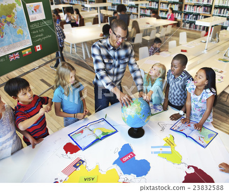 Classroom Learning Geographhy Students Study Concept 23832588