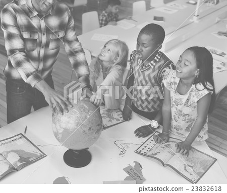 Students Geography Learning Classroom Concept Students Geography Learning Classroom Concept 23832618