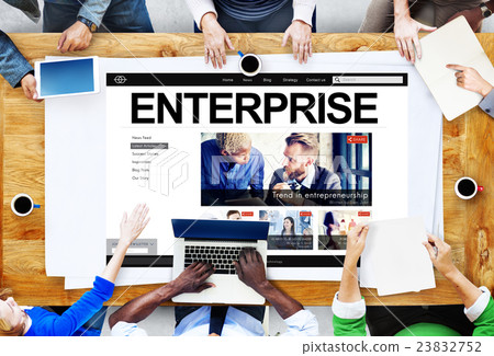 Enterprise Establishment Operation Franchise Firm Concept 23832752