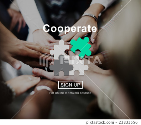 Cooperate Support Collaboration Partnership Concept 23833556
