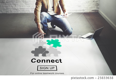 Connect Interaction Team Teamwork Concept 23833638