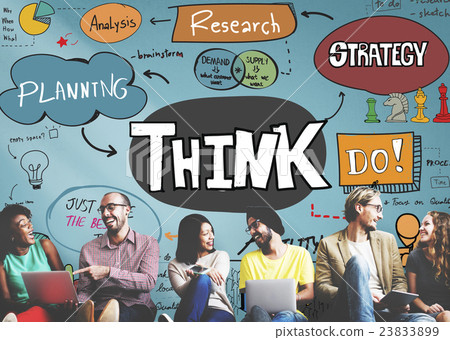 Think Thinking Planning Analyse Ideas Concept Think Thinking Planning Analyse Ideas Concept 23833899