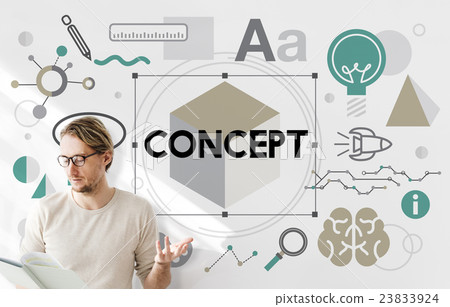 Creative Image Intention Notion Perception Plan Concept Creative Image Intention Notion Perception Plan Concept 23833924