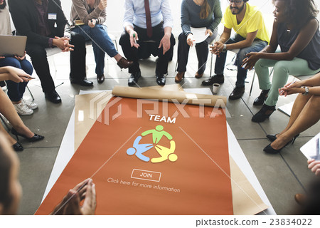 Team Teamwork Connection Cooperation Partner Concept 23834022