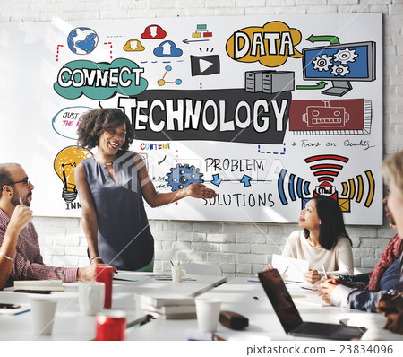 Technology The Cloud Online Storage Concept 23834096