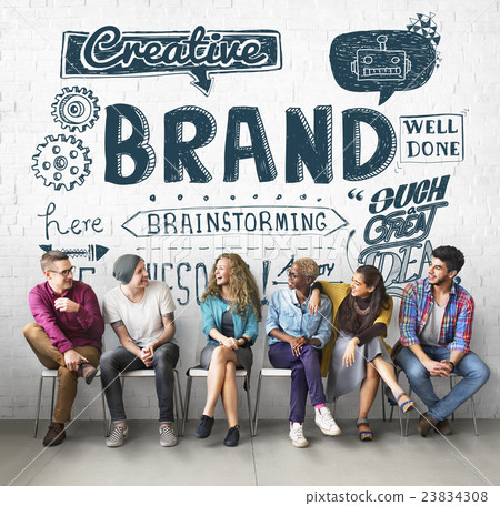 Brand Branding Advertising Commercial Marketing Concept 23834308