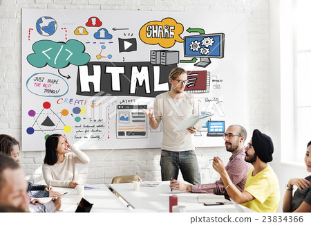 HTML Connectiion Links Digital Communication Concept 23834366