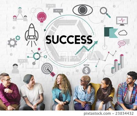 Success Victory Mission Motivation Concept Success Victory Mission Motivation Concept 23834432