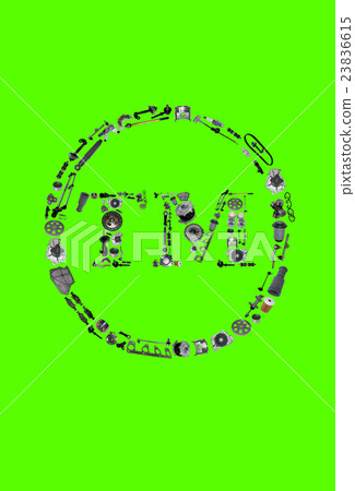 Trade Mark icone with auto parts for car Trade Mark icone with auto parts for car 23836615