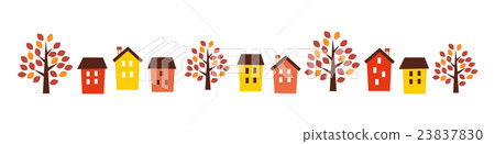 秋天的城市景觀 23837830