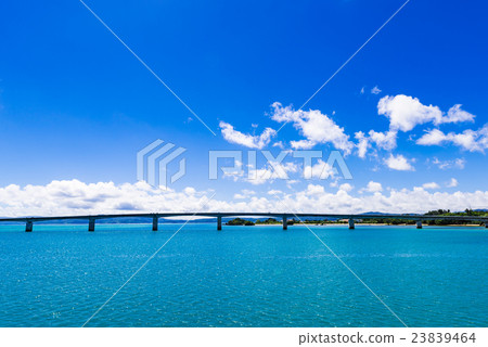 海，天空，風景，沖繩島。 23839464