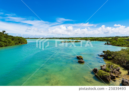 Coast, shore, landscape, seascape, Okinawa. Coast, shore, landscape, seascape, Okinawa. 23839493