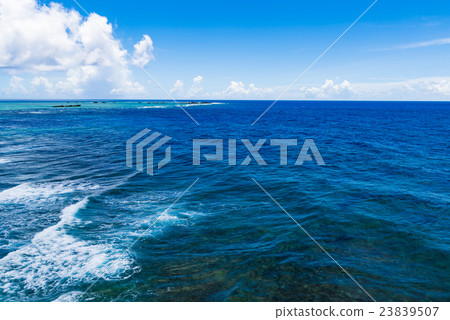 Sea, landscape, seascape, Okinawa. 23839507