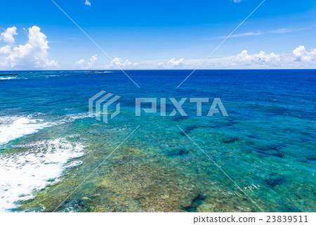 Sea, landscape, seascape, Okinawa. 23839511
