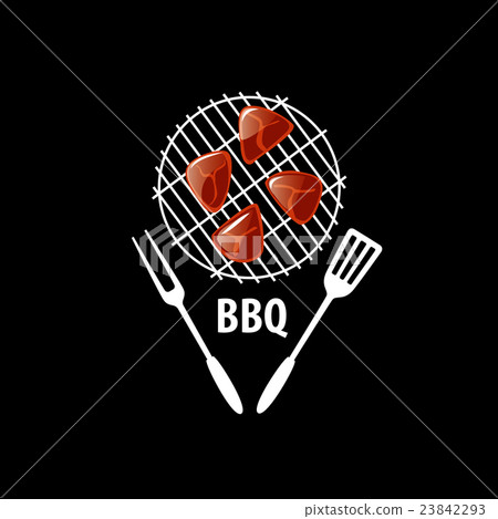 Barbecue party logo 23842293