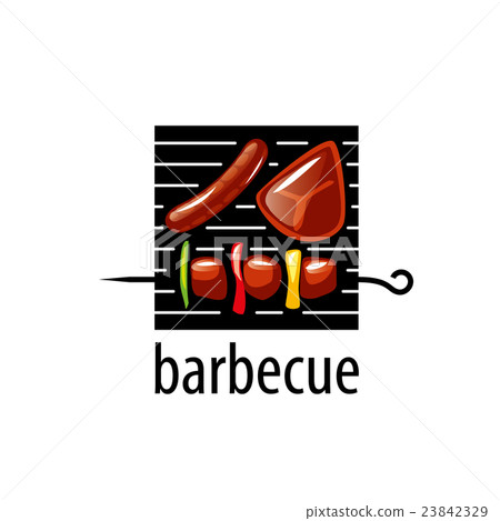 Barbecue party logo 23842329