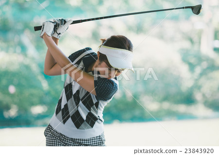golf, golfing, female 23843920