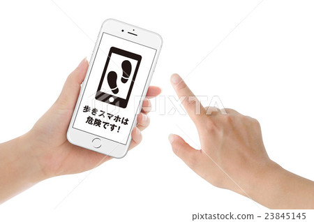 Walking smartphone Walking smartphone 23845145