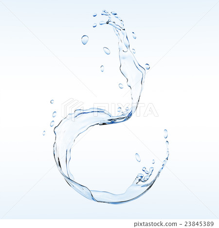 Image of falling water CG 23845389