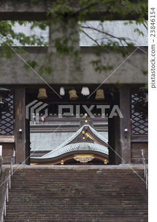 Su訪神社的長坂和大門 23846154