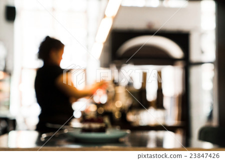 Coffee shop blur background Coffee shop blur background 23847426