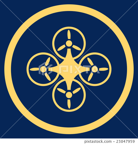 Drone Flat Icon Drone Flat Icon 23847959