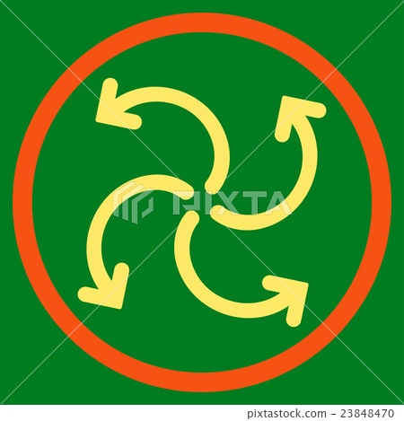 Turbine Rotation Icon 23848470