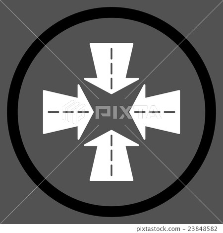 Merge Directions Icon Merge Directions Icon 23848582