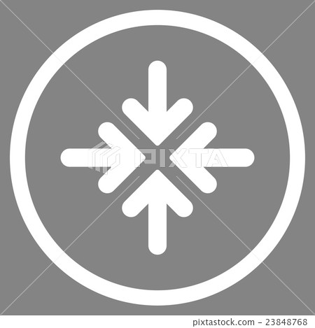 Quadro Collide Arrows Icon 23848768
