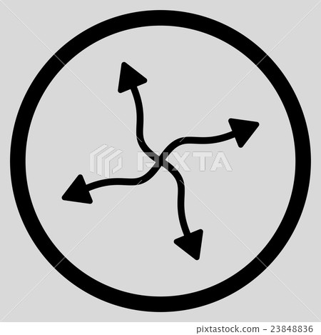 Curve Arrows Icon Curve Arrows Icon 23848836