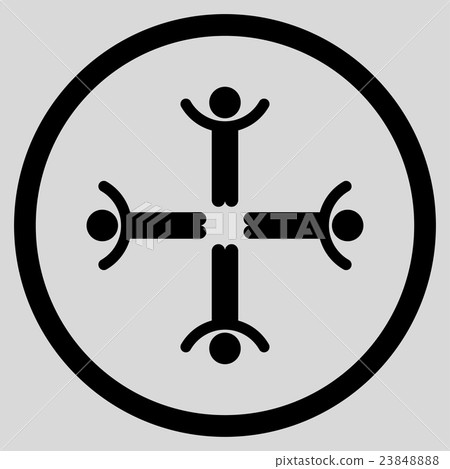 Hands Up Men Icon 23848888