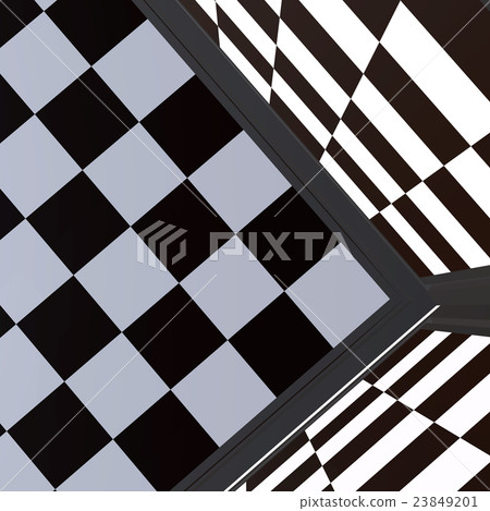 3d illustration of chess  situation 23849201
