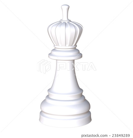 isolated chess figurine 3d illustration isolated chess figurine 3d illustration 23849289