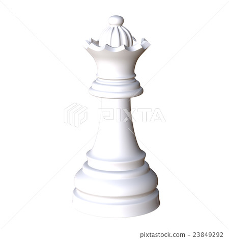 isolated chess figurine 3d illustration isolated chess figurine 3d illustration 23849292