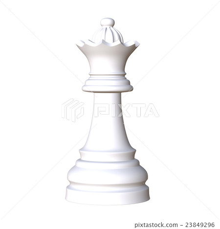 isolated chess figurine 3d illustration isolated chess figurine 3d illustration 23849296