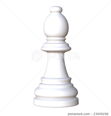 isolated chess figurine 3d illustration isolated chess figurine 3d illustration 23849298