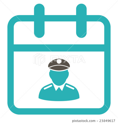 Police Date Icon Police Date Icon 23849617