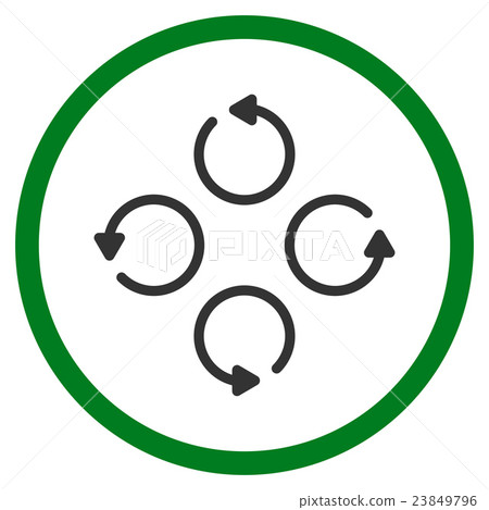 Rotation Flat Icon Rotation Flat Icon 23849796